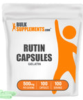 BulkSupplements Rutin Capsules - Dietary Supplement, Antioxidants Source - Soy Free - 1 Capsule (500mg) - 100-Day Supply (100 Capsules)