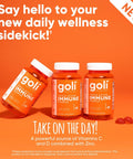 Goli Immune Vitamin Gummy - 60 Count - Elderberry Vitamin C D & Zinc Vegan Non-Gmo Gluten- & Gelatin- Pack Of 1