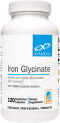 Xymogen Iron Glycinate - Gentle, Highly Absorbable Iron Supplement For Women + Men - 29Mg Patented Iron Bisglycinate Chelate Supports Healthy Ferritin And Hemoglobin Levels (120 Iron Capsules)