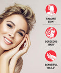 Garden of Life Grass Fed Collagen Beauty - Strawberry Lemonade 20 Servings - Collagen Peptides Powder For Women Men Hair Skin Nails Collagen Protein Hydrolyzed Supplements
