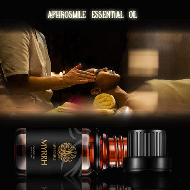Aromatherapy Myrrh Essential Oil, 100% Pure Myrrh Scent Essential Oil for Diffuser, Humidifier, Massage, Therapeutic Grade Aromatherapy Essential Oil Myrrh Fragrance 0.33 oz - 10ml