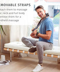 Homedics Gentle Touch Gel Cordless Neck & Body Massager With Heat, All-Over Body Use, Gel Nodes, Compact Design, Post-Workout Recovery, 50-Min Runtime, Inward And Outward Kneading, Removable Straps