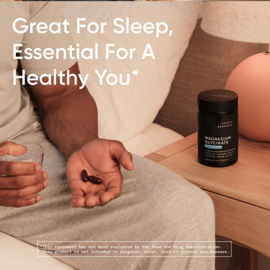Sports Research Magnesium Glycinate Supports Restful Sleep & Enzymatic Processes 160 mg Chelated Magnesium Liquid Softgel 60 Count