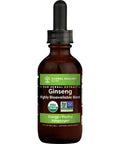 Global Healing Ginseng Fuzion Organic Raw Herbal Extract - Liquid Supplement Drop Promotes Energy and Reduces Stress & Anxiety - Korean (Panax), Siberian, Maca, Ashwagandha - Non-GMO - 2 Fl Oz