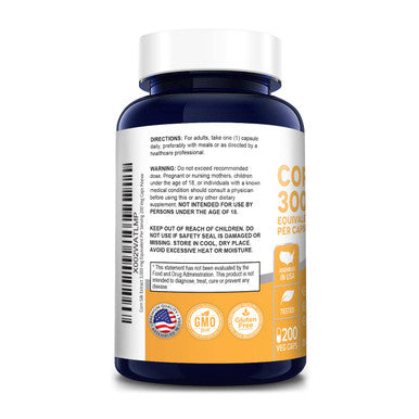 Corn Silk Extract 3,000 mg per caps - 200 Veggie Caps (100% Vegetarian, Non-GMO, Extract 20:1 & Gluten-Free)