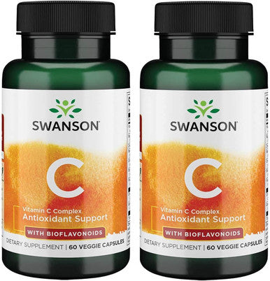 Swanson Ultimate Vitamin C Formula 60 Veg Capsules (2 Pack)