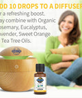 Garden of Life Essential Oil Lemon Usda Organic 0.5 Fl Oz