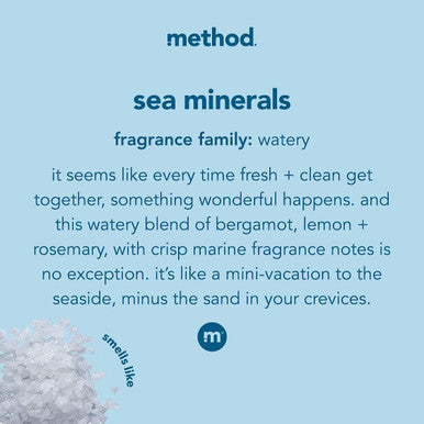 Method Gel Dish Soap Refill Sea Minerals Biodegradable Formula Tough on Grease 36 Fl Oz (Pack of 2)