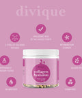Divique Collagen Capsules Divique Collagen Hyaluron 1500mg Collagen Peptides Type 1 2 3 5 10 + Hyaluronic Acid - 270 Capsules High Dose - Vitamin C (Camu Camu) Vitamin B Complex Piperin Selenium Zinc