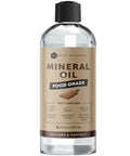 Kate Naturals Mineral Oil For Wood Cutting Board Butcher Block And Knife. Substitute For Linseed Oil (8Oz Food Grade Food Safe)