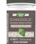 Nature's Way Ginkgold, 60 mg per serving, 50 Tablets