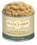 The Peanut Shop of Williamsburg Lightly Salted Handcooked Virginia Peanuts, Williamsburg Peanuts, Non-Gmo, Kosher Certified - 18 Oz Tin