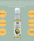 La Tourangelle, Avocado Oil Spray, All-Natural Handcrafted from Premium Avocados, Great for Cooking, Butter Substitute, and Skin and Hair Care, Spray Cooking and Grilling Oil, 5 fl oz (Pack of 2)