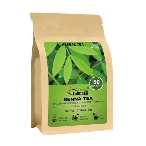 FullChea - White Mulberry Leaf Tea, 40 Teabags Ã¢â‚¬â€œ 100% Pure Dried Mulberry Tea Ã¢â‚¬â€œ Slightly Sweet & Refreshing - Non-GMO - Caffeine-Free - Support Wellness & Improve Digestion
