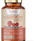 Astaxanthin - 7Mg Optimal Dose - 120 Capsules - Super Antioxidant - Haematococcus Pluvialis - 100% Pure Natural Bioavailable 4 Month Supply - Uk Manufactured - Zero Additives