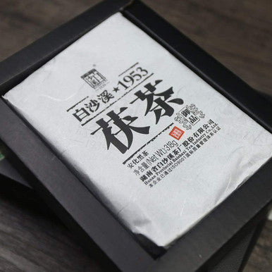 Fullchea - / Fucha Tea Brick - Dark Tea Loose Leaf - Golden Flower Tea - Heicha From Hunan Anhua - Aids Digestion - 11.21oz / 318g