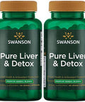 Swanson Pure Liver '&' Detox 60 Vegan Caps 4 Pack