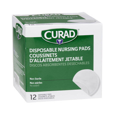 Curad Disposable Nursing Pads for Breastfeeding Adhesive Strip (Case of 288)
