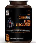 Clinical Daily Blood Circulation Supplements. Butchers Broom Horse Chestnut Hawthorn Cayenne Arginine Diosmin Varicose Veins Treatment For Legs. Poor Circulation And Vein Support. 90 Capsules.