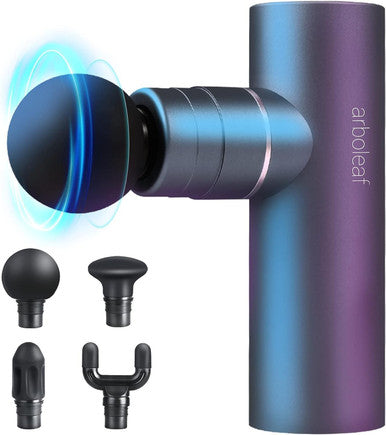 Arboleaf Mini Massage Gun, Percussion Deep Tissues Muscle Massager, Full-Metal Travel Massage Gun, Portable Handheld Massager, Compact Sports Massager For Office Gifts For Him, Home, Athletes