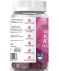 Rite Aid Women'S Multi-Vitamin Collagen Gummies - 60 Gummies, Mixed Berry Flavor, Essential Vitamins For Women
