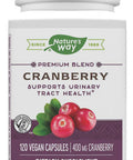 Nature's Way Premium Potency Standardized Cranberry 90% Fruit Solids, 400 mg per serving, 120 VCaps