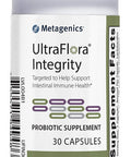 Metagenics UltraFlora Integrity Daily Probiotic Intestinal Health & Immune Support | 30 Count