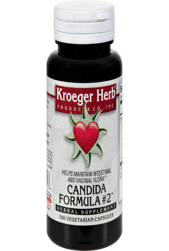 Kroeger Herb Candida Formula Number 2 Capsules, 100 Count