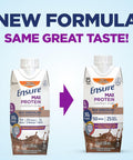 Ensure Max Protein Nutrition Shake With 30G Of Protein 1G Of Sugar High Protein Shake Milk Chocolate W/Caffeine 11 Fl Oz (Pack Of 12)