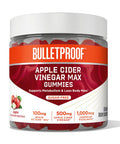 Bulletproof Apple Cider Vinegar Max Sugar-Free Gummies, 60 Count, Keto Supplement For Cravings
