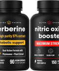 Nutrachamps Complete Metabolic & Circulatory Support : Berberine & Nitric Oxide Booster Duo