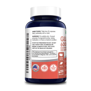 Extract 6000mg 200 Veggie caps (Non-GMO & )