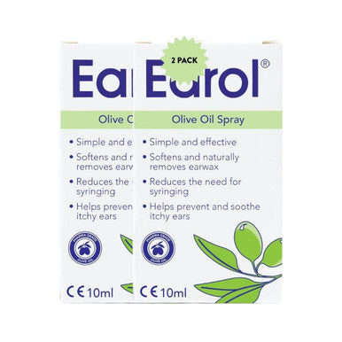 Earol Olive Oil Natural Ear Wax Softener Spray Gently Softens and Removes Ear Wax Reduces Need for Syringing Promotes Ear Hygiene