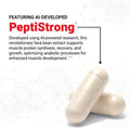 Force Factor Anabolic Muscle Builder Muscle Building Support Supplements for Men Supports Muscle Strength and Recovery Reduces Fatigue with AI-Developed PeptiStrong 150 Capsules