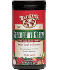 Barleans Superfruit Greens Powder with Antioxidant Power of Berries Fruits and Vegetables Vegan Non GMO Gluten Free 9.52Ounce