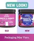 Llama Naturals Kids Probiotic with Prebiotic Fiber Vegan Organic Prebiotics and Probiotics Gummies for Gut Health Support Toddler Real Fruit Gummy Vitamins No Added Sugar Cane Mixed Berry 60 Ct