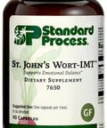Standard Process St John'S Wort-Imt - Whole Food Mental Health And Stress Relief With Organic Carrot, Alfalfa, Carrot Oil, Calciu