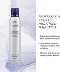 Alterna Caviar Professional Styling High Hold Finishing Hair Spray 7.4oz and Perfect Iron Spray 4.2oz | Firmer Hold To Shape & Transform Hair | Natural Looking Shine | Sulfate Free