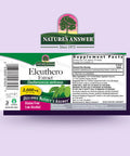 Nature'S Answer Eleuthero Root with Organic Alcohol 2000mg 2oz Extract | Promotes Mental Clarity | Natural Energy Support | Metabolic Increase | Gluten- Non-GMO Vegan | Single Count