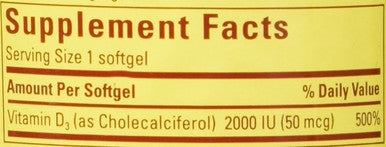 Nature Made Nm Vit D 2000Iu Size 250Ct Vitamin D 2000Iu 250Ct