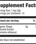 Chaga by Moon Juice - Organic Chaga Mushroom Powder Extract (240mg 1,3 & 1,6 Beta-Glucans per serving) - Supports Energy & Healthy Immune System - Vegan, Non-GMO & Gluten-Free (1.3oz)