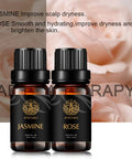 Aphrosmile Jasmine Rose Essential Oil - 100% Pure Jasmine Rose Oil, Organic Therapeutic-Grade Aromatherapy Essential Oil 10mL/0.33oz