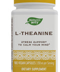 Nature'S Way L-Theanine, Stress Support*, Promotes Relaxation*, 200 Mg Potency, 180 Vegetarian Capsules