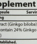 Best Naturals Ginkgo Biloba 120 mg 120 Capsules