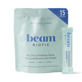 Beam Biotic Probiotics for Women Gut Health & Digestive Health Powder with Pre Pro & Postbiotics + Glutathione Daily Probiotic Drink for Bloating Relief & Gut Balance 15 Servings Blue Raspberry
