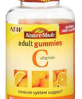 Nature Made Vitamin C Adult Gummies Tangerine 80 Ea (Pack Of 6)