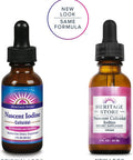 Heritage Store Colloidal Nascent Iodine Supplement Drops | Thyroid Support | Help Boost Metabolism, Energy & Focus | 1 FL oz (480 Servings)