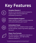Paradise Herbs Earth'S Blend Vitamin C With Nature'S C And Adaptogens Superfoods Base Of Probiotics and Organic Alkalizing Greens 90 Vegetarian Capsules
