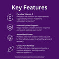 Paradise Herbs Earth'S Blend Vitamin C With Nature'S C And Adaptogens Superfoods Base Of Probiotics and Organic Alkalizing Greens 90 Vegetarian Capsules