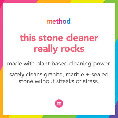 Method Daily Granite Cleaner Spray Orange Tangerine Plant-Based Cleaning Agent for Granite Marble and Other Sealed Stone 28 oz Spray Bottles (Pack of 8)